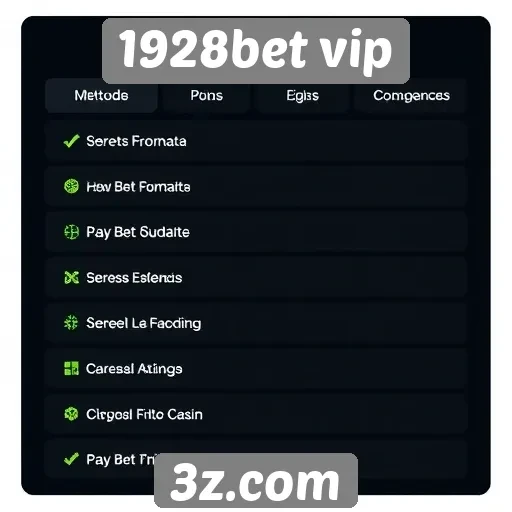 Métodos de pagamento disponíveis no 1928bet vip